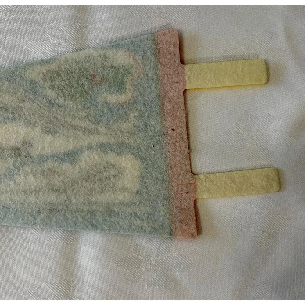 Vintage Tampa International Airport Felt Pendant 14.5 Inches 1970's